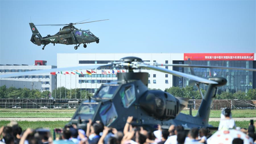 6ª Exposição de Helicópteros da China inaugurada em Tianjin
