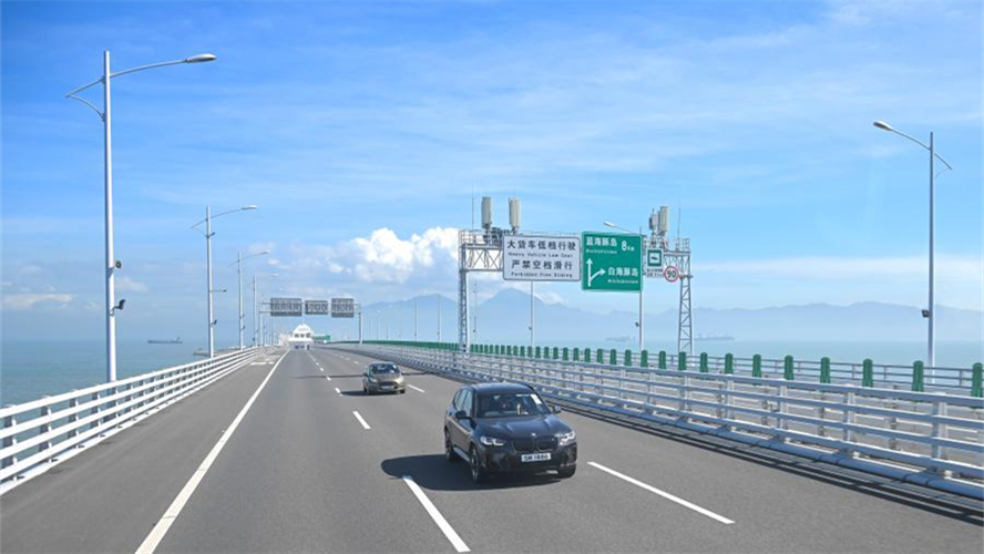 Ponte Hong Kong-Zhuhai-Macau registra passagem de 2 milhões de veículos particulares