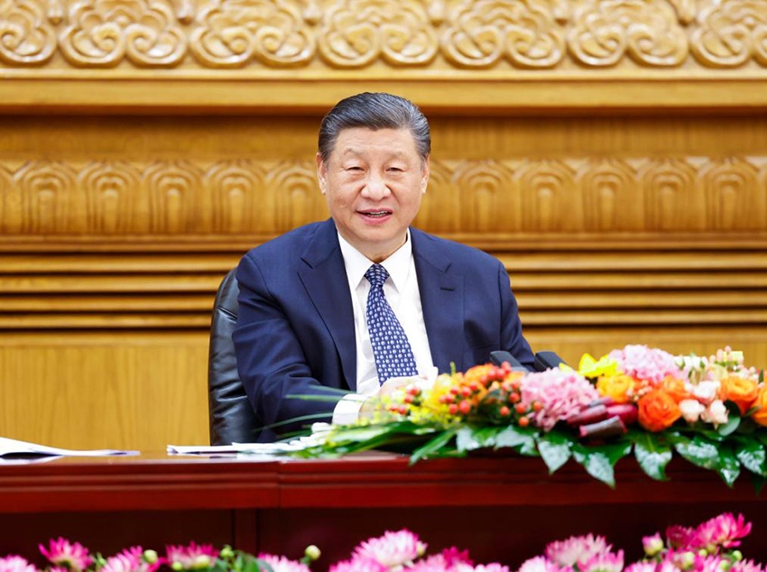 Xi Jinping reúne-se com convidados dos EUA