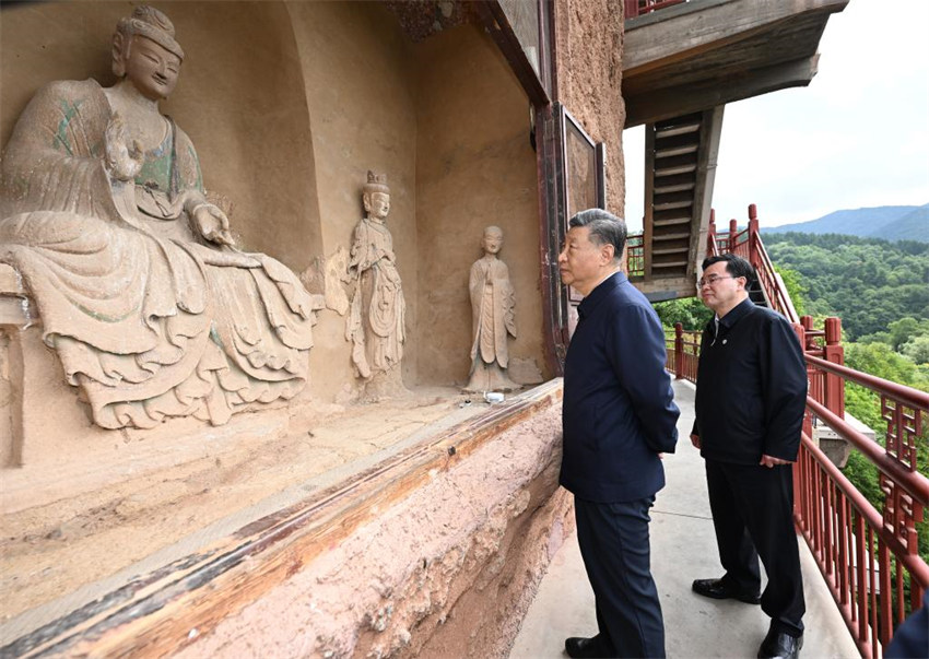 Xi Jinping faz inspeções nas províncias de Shaanxi e Gansu, no noroeste da China