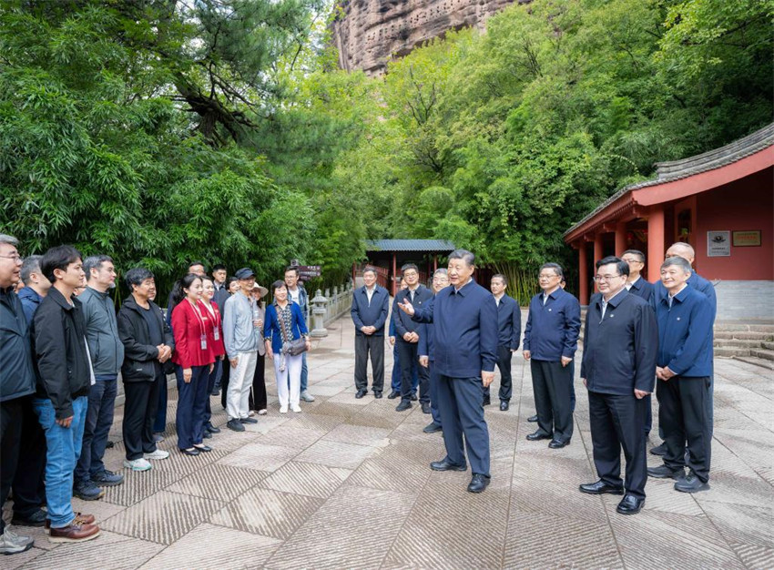 Xi Jinping faz inspeções nas províncias de Shaanxi e Gansu, no noroeste da China