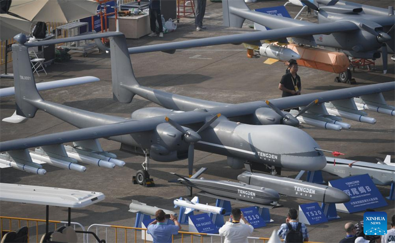 UAVs e sistemas aéreos não tripulados exibidos no Airshow China