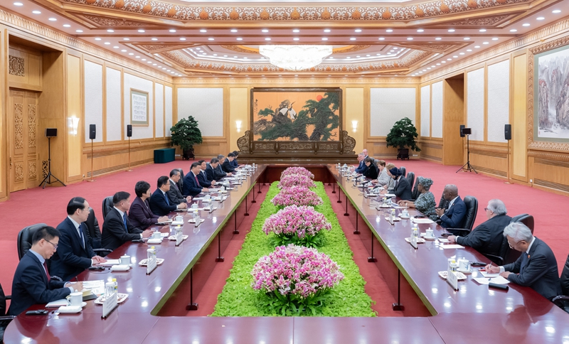 Xi Jinping reúne-se com chefes das principais organizações econômicas internacionais