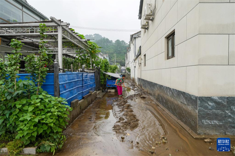 Fortes chuvas atingem distrito de Miyun em Beijing