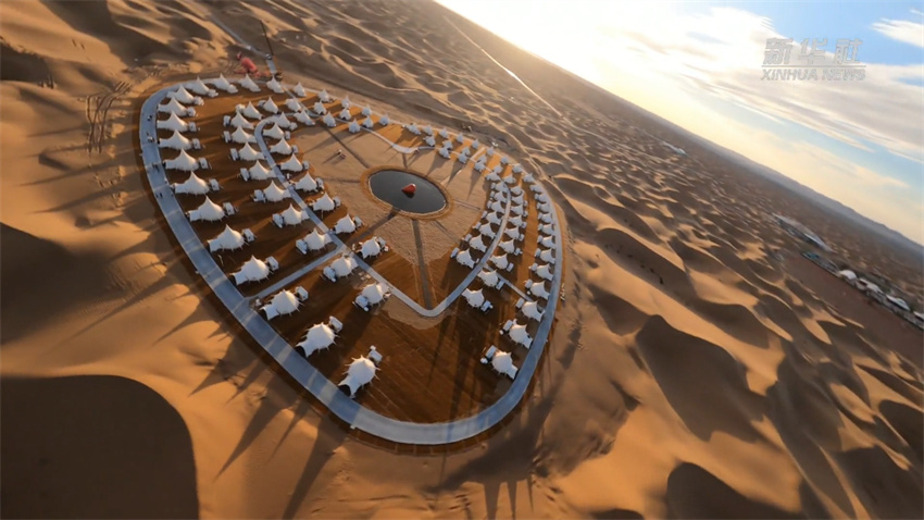 Tendas no deserto criam um novo mundo para a economia chinesa