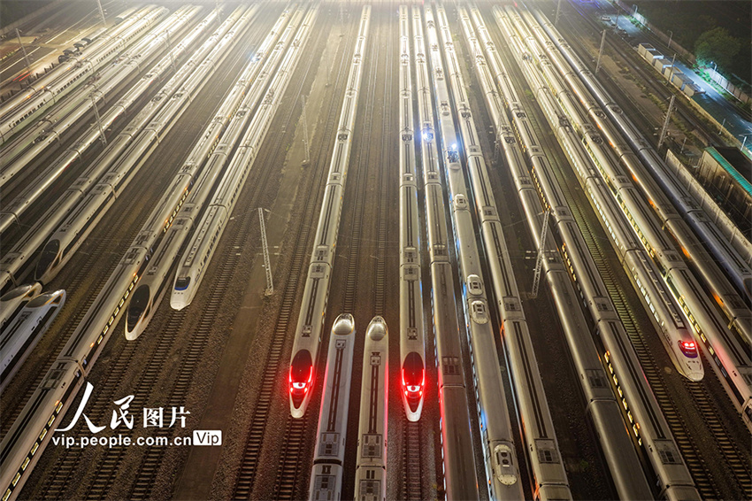 Nanjing inicia manutenção em trens de alta velocidade