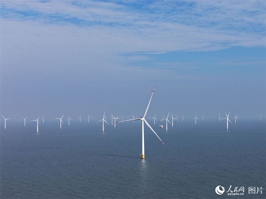 China: projeto de energia eólica offshore mais distante conecta à rede elétrica