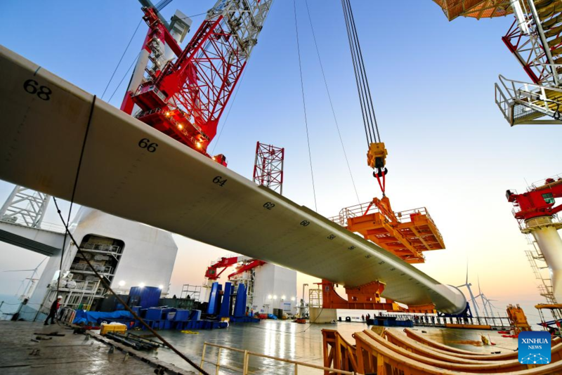 Turbina eólica offshore de 20 megawatts instalada no sudeste da China