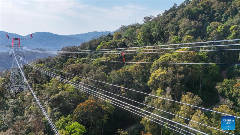 Projeto de interconexão de energia de 500 kV China-Laos atinge conectividade total