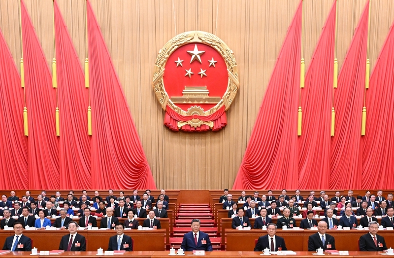Legislatura nacional da China realiza reunião de encerramento da sessão anual