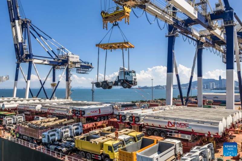 Porto de Yantai regista forte aumento do transporte de carga geral com destino a África