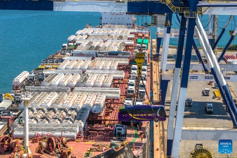 Porto de Yantai regista forte aumento do transporte de carga geral com destino a África
